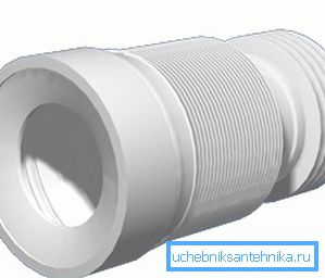 To connect the installation to the sewer pipe, you can use a corrugated cuff To connect the installation to the sewer pipe, you can use a corrugated cuff