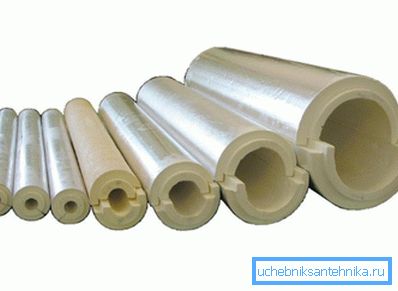 For insulation, you can use a special heater, made in a cylindrical shape. For insulation, you can use a special heater, made in a cylindrical shape.