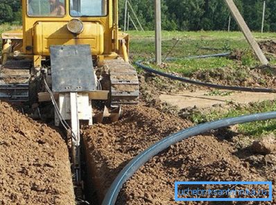 Do it yourself homemade plumbing without the use of such equipment, as it will turn the site into a plowed field. Do it yourself homemade plumbing without the use of such equipment, as it will turn the site into a plowed field.
