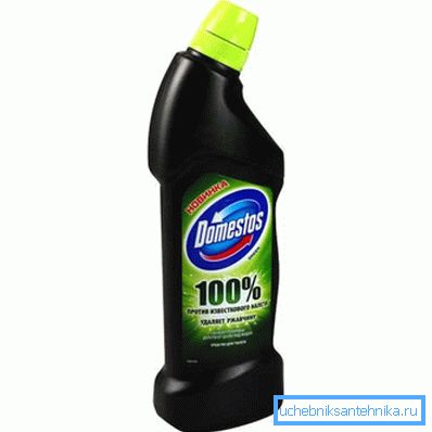 Domestos is one of the most well-known and effective options for this product group.