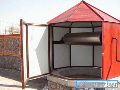 The house for the well metal profile.