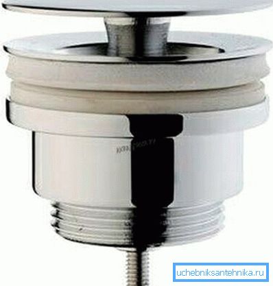 Bottom valve saves water and is very popular in the West Bottom valve saves water and is very popular in the West