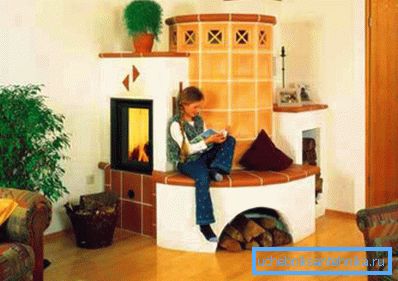 Wood stove will create warmth and comfort in the house.