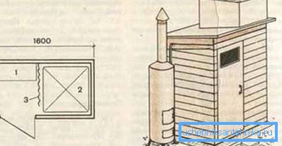 Shower with two types of heated water Shower with two types of heated water