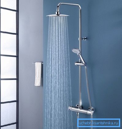 Shower in the cabin Shower in the cabin