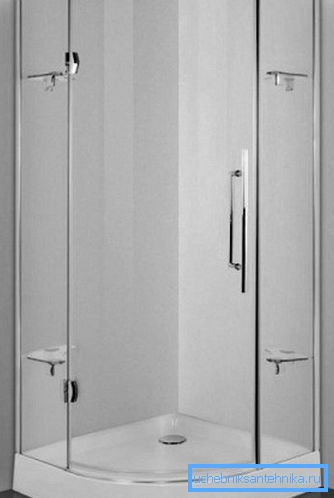 Shower cabin 1000x1000 mm with low base Shower cabin 1000x1000 mm with low base