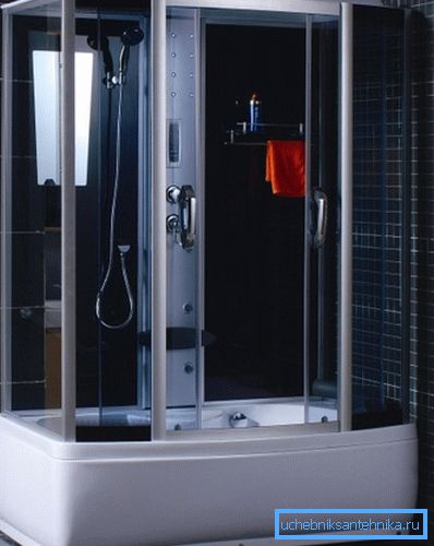 Full featured shower cabin Full featured shower cabin