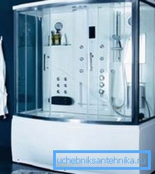 Shower cabin with bath 170x70 - a practical solution for limited spaces Shower cabin with bath 170x70 - a practical solution for limited spaces