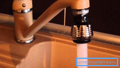 Showerhead on the tap - a reasonable solution for the budget conscious