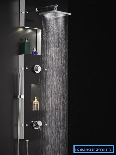 Shower panel Shower panel