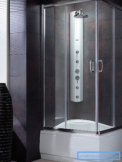 Shower corner with a high tray 80x80 - the classics will never lose relevance Shower corner with a high tray 80x80 - the classics will never lose relevance