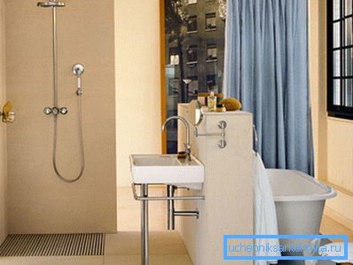 Shower sets with overhead shower with mixer and watering can on a flexible hose - a complete solution for your home Shower sets with overhead shower with mixer and watering can on a flexible hose - a complete solution for your home