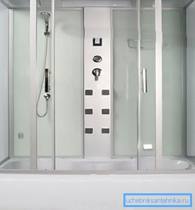 Shower cabins with acrylic bath 170x90 - one of the most spacious Shower cabins with acrylic bath 170x90 - one of the most spacious