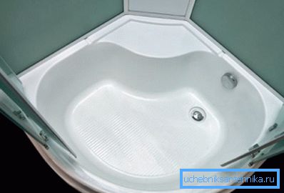 Shower cabins with a high tray 90x120 can replace the bath. Shower cabins with a high tray 90x120 can replace the bath.