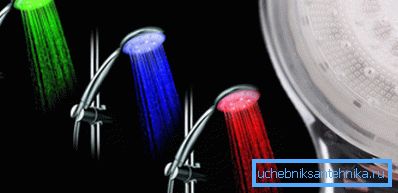 Illuminated shower heads Illuminated shower heads