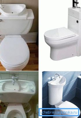 Two in one toilet and sink - a set perfect for small bathrooms Two in one toilet and sink - a set perfect for small bathrooms