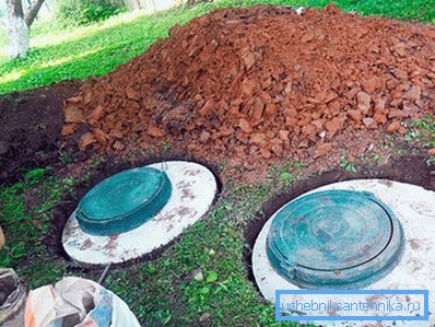 1164 Two-chamber septic tank