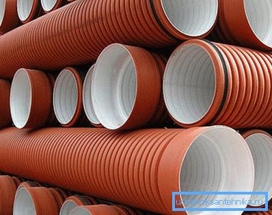 Double-layer corrugated sewer pipe Double-layer corrugated sewer pipe