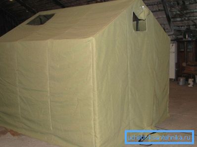 Gable homemade tent