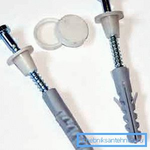 Dowel - fasteners for the toilet to the floor