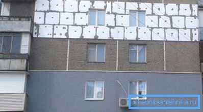 An effective way to save energy is to insulate the exterior walls of a building with foam panels. An effective way to save energy is to insulate the exterior walls of a building with foam panels.