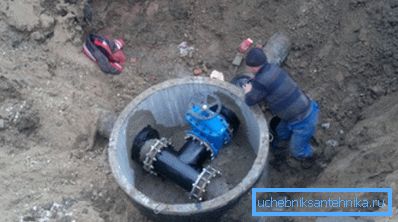 The operation of a new water supply line begins ... with its flushing. The operation of a new water supply line begins ... with its flushing.