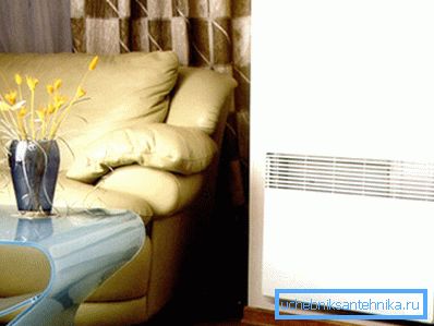 Electric convector allows you to easily arrange heating in the home Electric convector allows you to easily arrange heating in the home