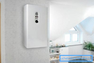 Electric boiler in the interior of a country house Electric boiler in the interior of a country house