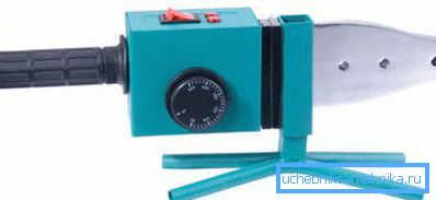 Electric soldering iron for soldering plastic pipes Electric soldering iron for soldering plastic pipes