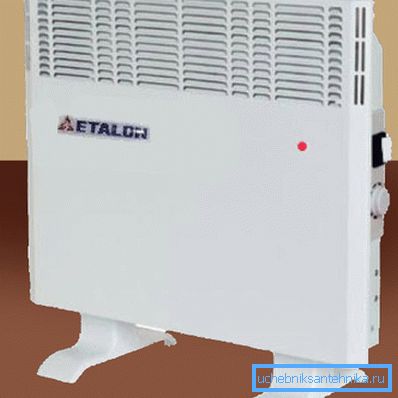 Electroconvector effectively heats the air, but spends a large amount of electricity Electroconvector effectively heats the air, but spends a large amount of electricity