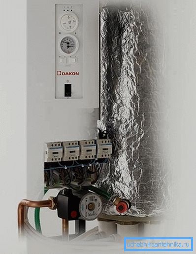 Electric boiler does not require monitoring and maintenance. Electric boiler does not require monitoring and maintenance.