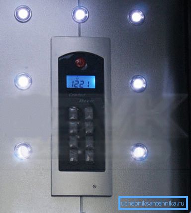 Electronic display to control functions Electronic display to control functions