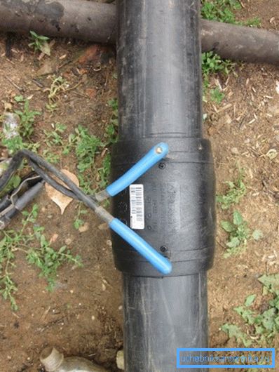 Electrowelded coupling connection. Electrowelded coupling connection.