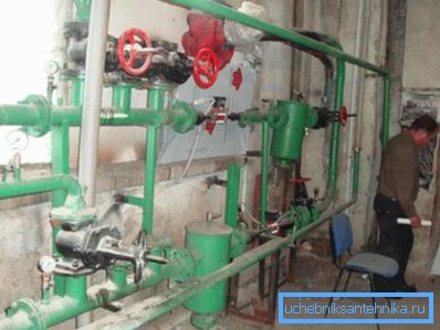Elevator node regulates the parameters of the central heating. Elevator node regulates the parameters of the central heating.