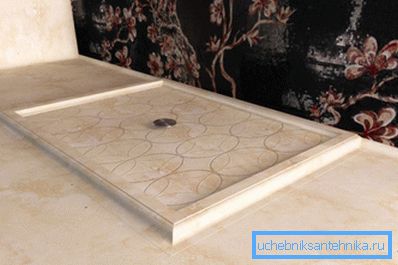 The elite pallet from a natural stone