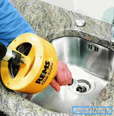 If the stopper is not located in the knee of the siphon or in the corrugated hose, such remedies may not work, which means that you should contact an expert or use a more professional tool.