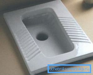 There is also a flush toilet