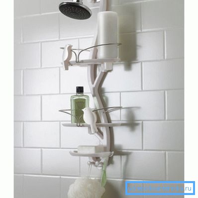 Aesthetic shower organizer
