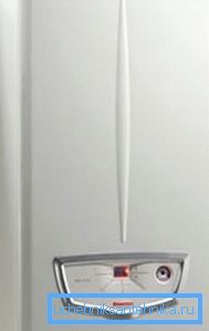 This compact appliance replaces the whole boiler room. This compact appliance replaces the whole boiler room.