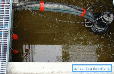 2764 Fecal pump in the pit
