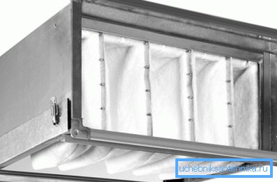 Filter box for duct. Filter box for duct.