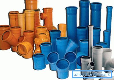 Fittings for external and internal sewage