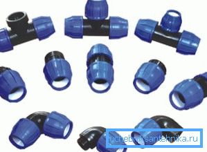 Fittings for HDPE pipes are very diverse, it will allow to implement any design solutions. Fittings for HDPE pipes are very diverse, it will allow to implement any design solutions.