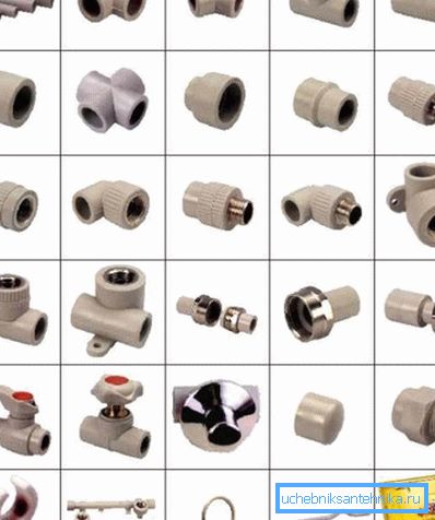 Fittings and taps from PP Fittings and taps from PP