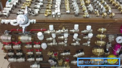 Fittings and adapters in the storefront. Fittings and adapters in the storefront.
