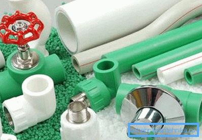 Fittings and plastics pipes for gardening