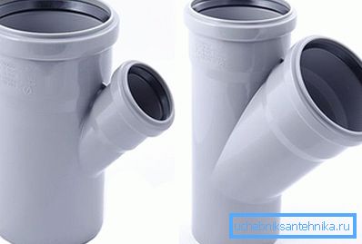Fittings with side outlets Fittings with side outlets