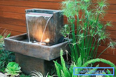 Fountain in the yard Fountain in the yard