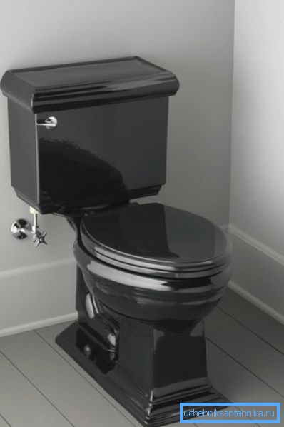 Photo black toilet Photo black toilet