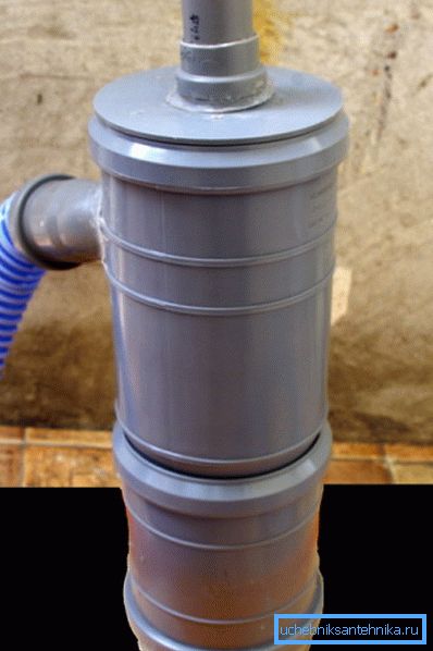 Photo filter cyclone from sewer pipes Photo filter cyclone from sewer pipes